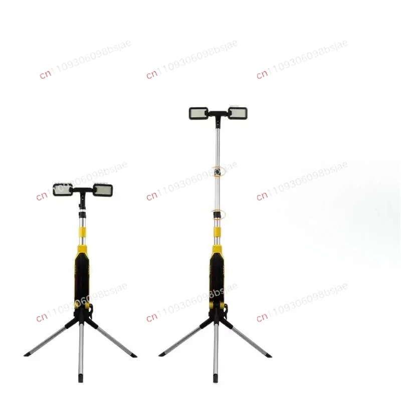 LED outdoor floodlight searchlight super bright strong light construction site mobile telescopic light car repair charging