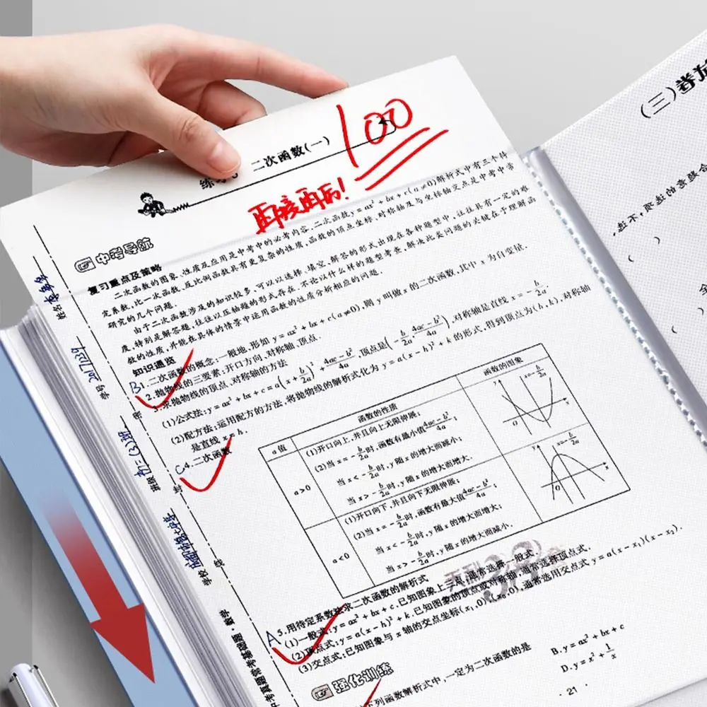 

Desktop Storage A4 File Folder Large Capacity Multifunctional Document Organizer Waterproof Dustproof Document Holder