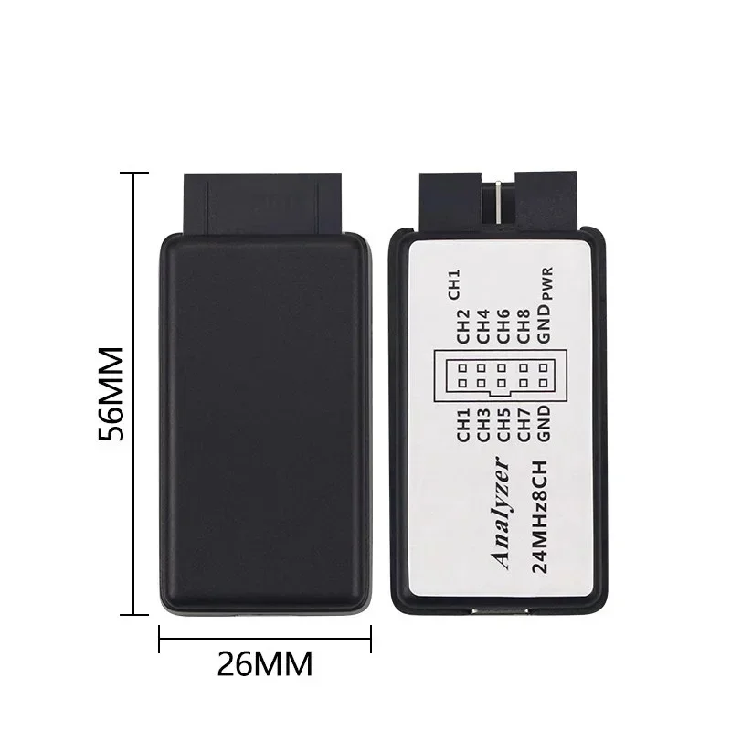 USB  Analyzer 24MHz 8 Channel 24M/seconds Logic Analyzer Debugger For ARM FPGA Logic Analyzer Logic 24M 8CH
