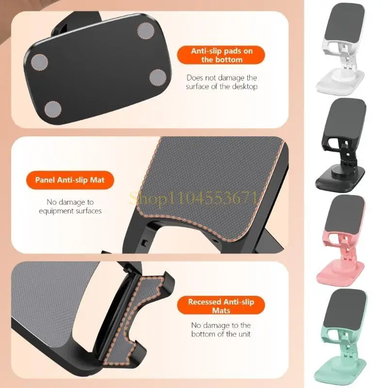 

Бестселлер, регулируемая подставка с вращением на 360 градусов, держатель для настольного телефона, док-станция для всех типов