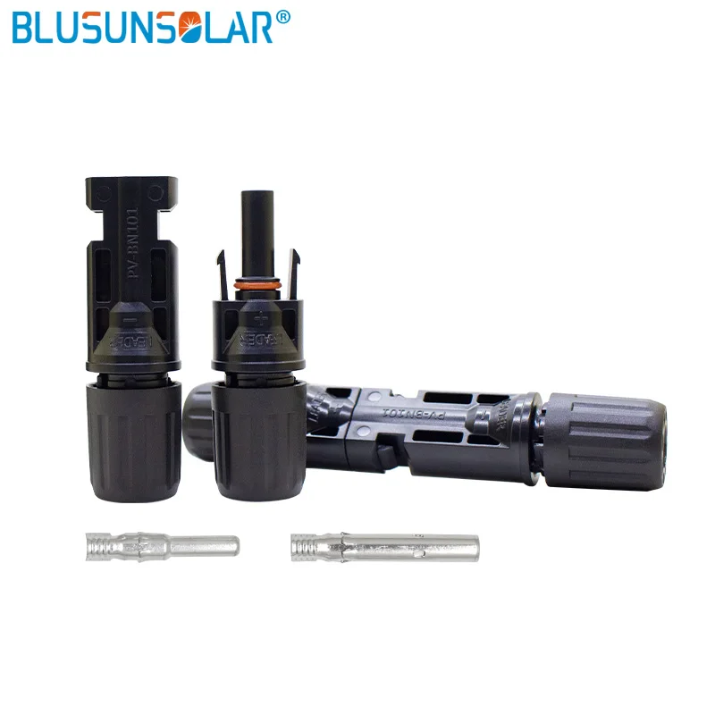 Blusunsolar 500 Pairs 1000V Solar Connector Solar Panel Connector UV Resistant TUV IP68 Solar Pv Male Female Cable Connector