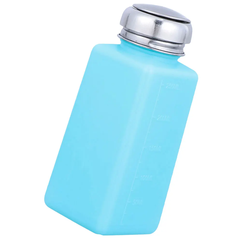 

2Pcs 250ML Push Down Pump Alcohol Dispensing Bottle Comfortable Handling Easy Clean Ergonomic Design Cleaning Container