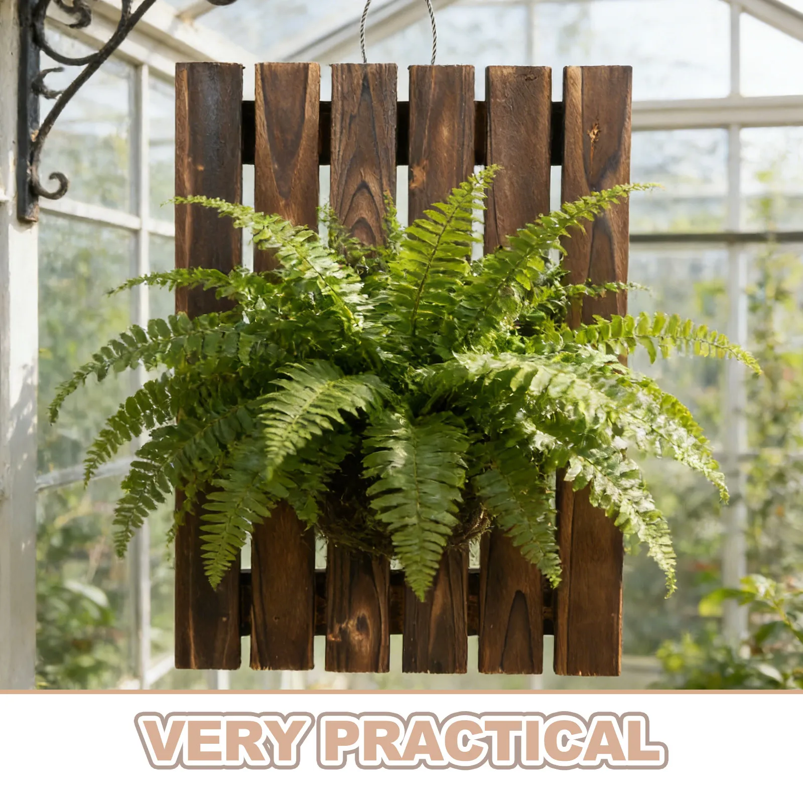 حامل نباتات خشبي معلق للجدران  - مراجعة Vertical Wall Planter وسعره