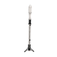 Gobricks MOC Ultimate Space X Falcon 9 1:110 Scale Rocket Building Blocks Set Artificial Satellite Universe Vehicle Bricks Toys