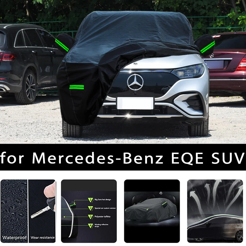 

For Mercedes-Benz EQE SUV Outdoor Protection Full Car Covers Snow Cover Sunshade Waterproof Dustproof Exterior Car accessories