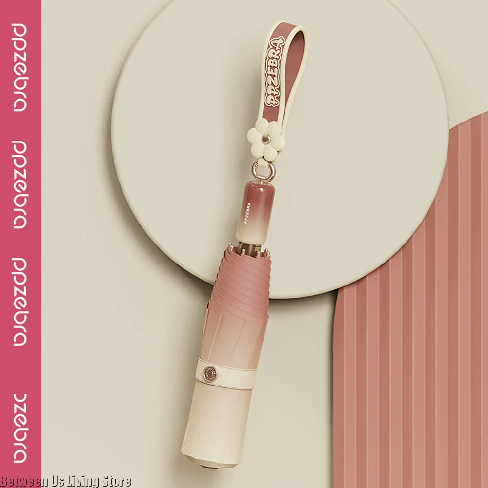 

Gradient Color Folding Umbrella UPF50+ UV Protection Women's Dual Use Sunny Rainy Day High Quality Gift Paraguas