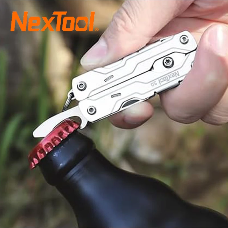 

NexTool Mini Sailor Scissors S0 8 In 1 Micro Keychain Multitool Screwdriver Portable Pocket Folding EDC Pocket Tool for Travel