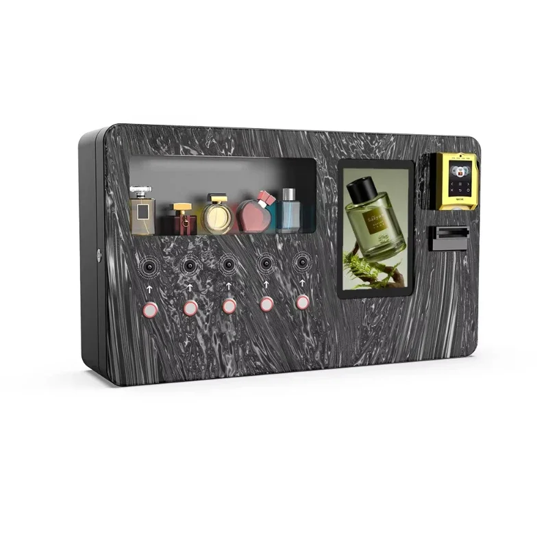 Convenience Store Automatic Perfume Spray Dispenser Credit Card/QR code/Token Payment Smart Perfume Vending Machine #1