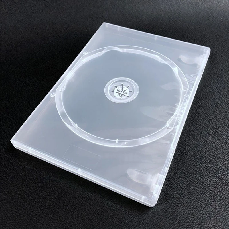 High Quality Plastic CD Game Case Cover Protective Box For PS2 PS3 Game Disk Holder CD DVD Discs Storage Box DIY Accessories