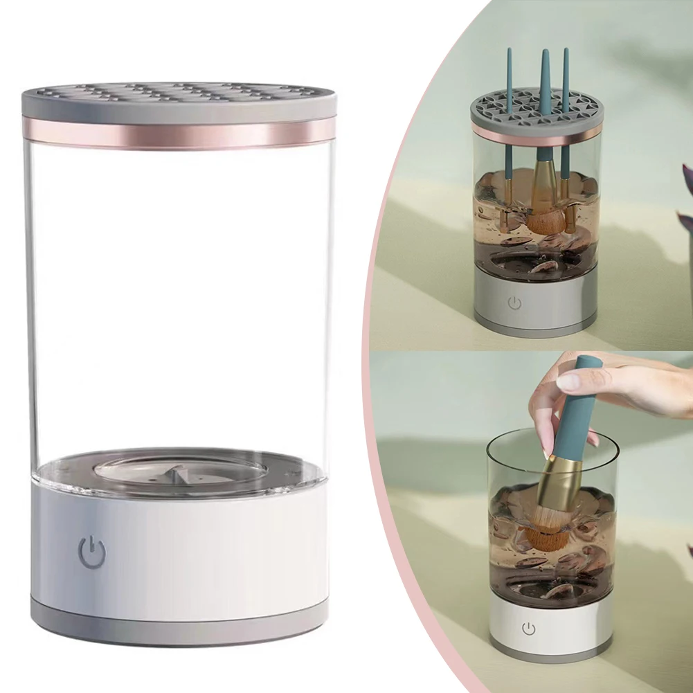 

Electric Make-Up Brush Cleaner Dryer Dust-Proof Automatic Brush Cleaner Spinners Machine for All Size Beauty Makeup Brushes Set