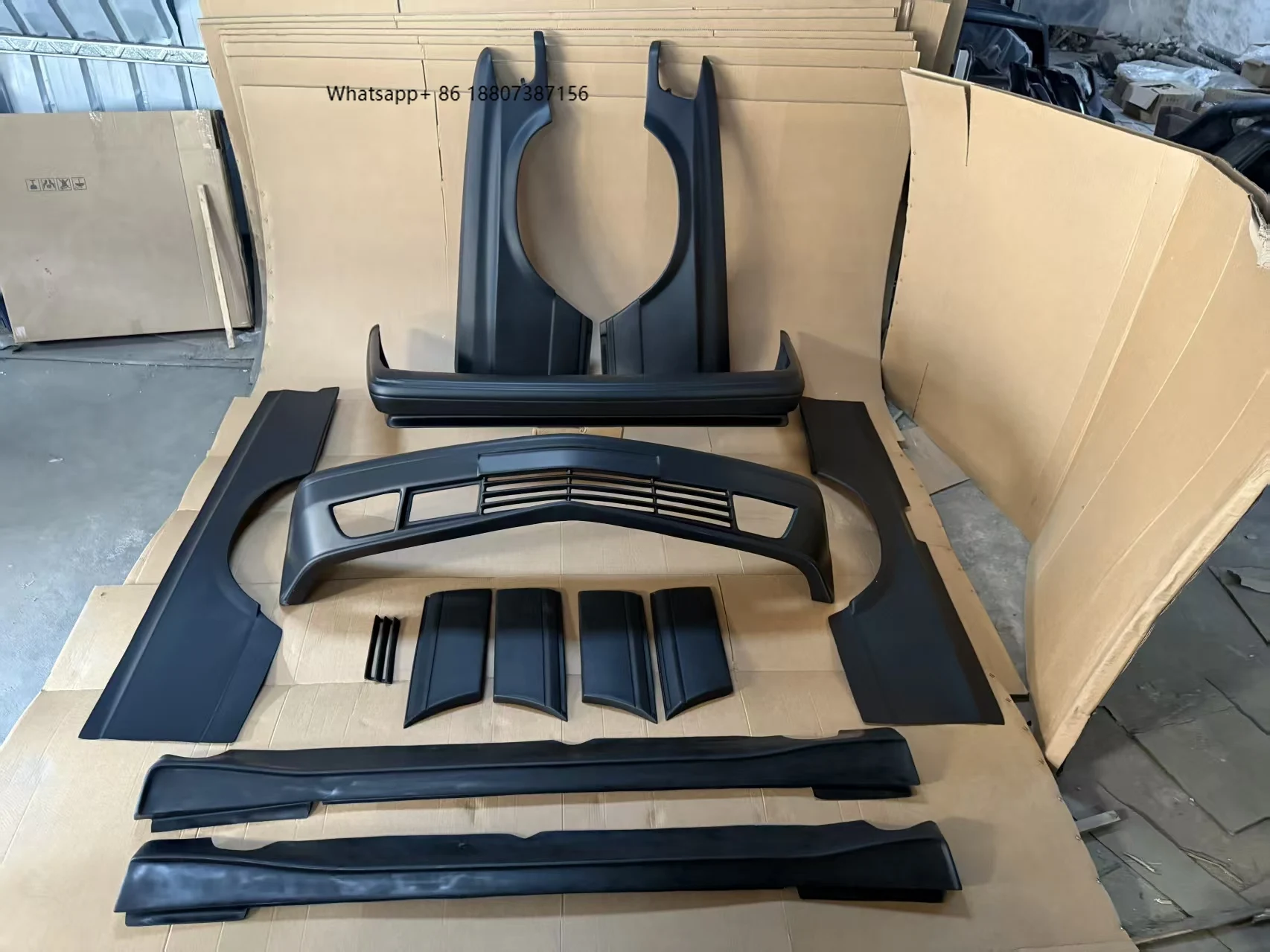 

For 1979-1991 MercedesBenz W126 Upgrade Carbon Fiber ,air Dams,Trunk Lid,Front and Rear Spoiler Side Spoiler,diffuser,hood
