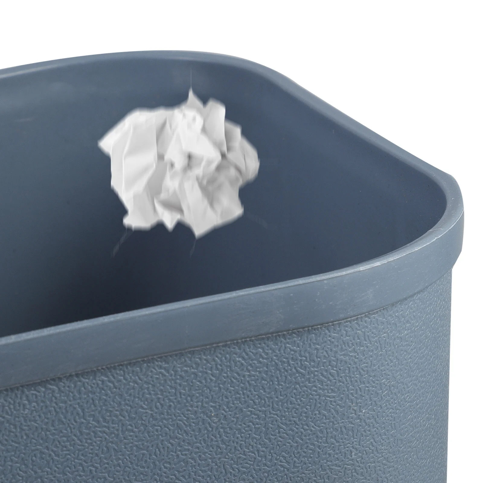 

Compact Bedroom Trash Can Large Opening Plastic Garbage Bin Multipurpose Household Office Bathroom Waste Basket