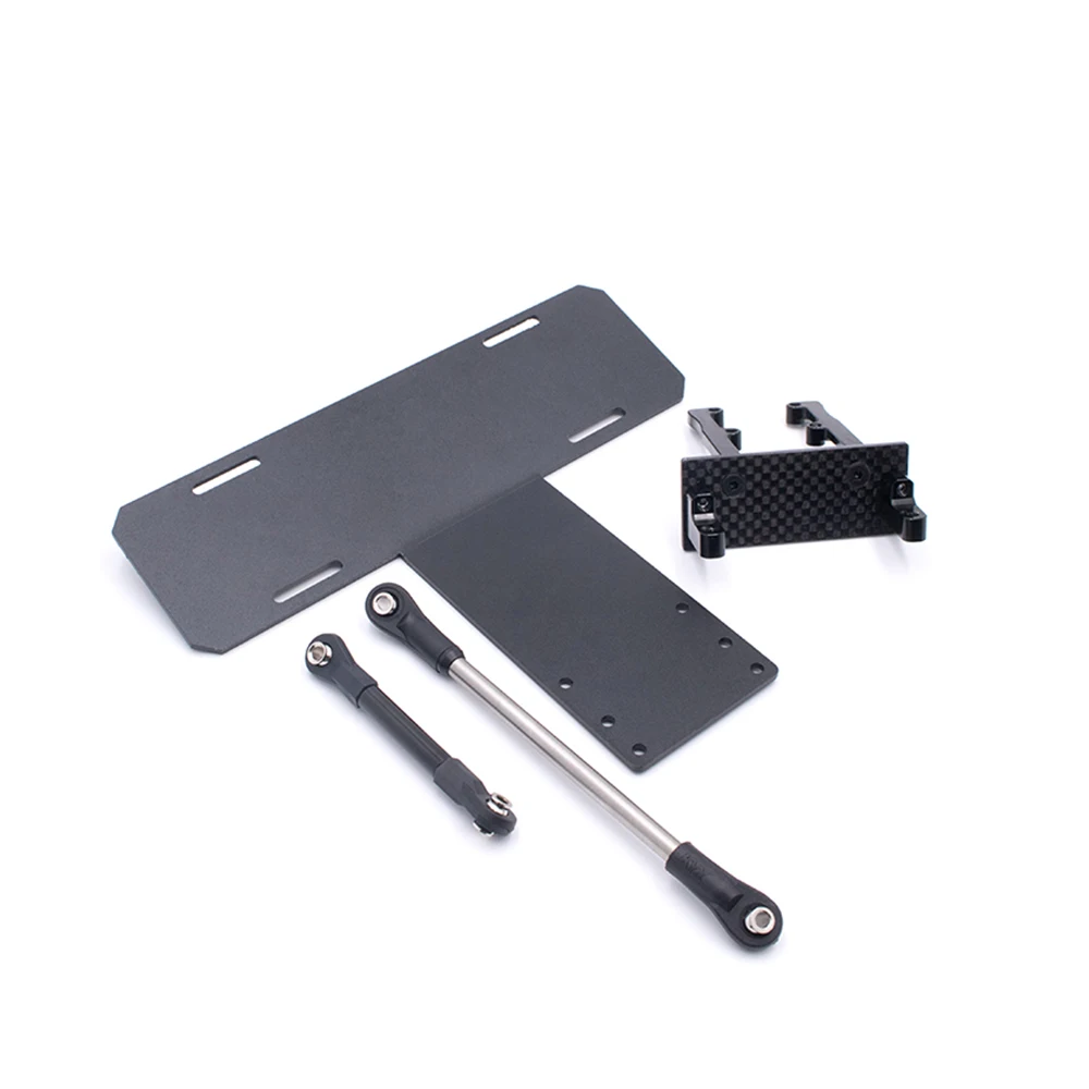 

KYX Racing DIY Front Axle Servo Mount Modified Battery Tray for 1/10 RC Crawler Car Axial SCX10 II 90046 V8 Engine Motor Gearbox