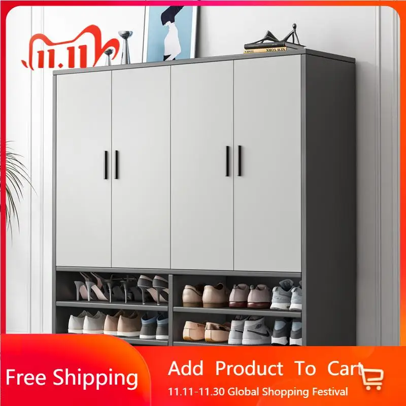 

Designer Luxury Shoe Shelf College Dorm Essentials Organizer Mobile Display Shoe Cabinet Living Room Muebles Hotel Furniture