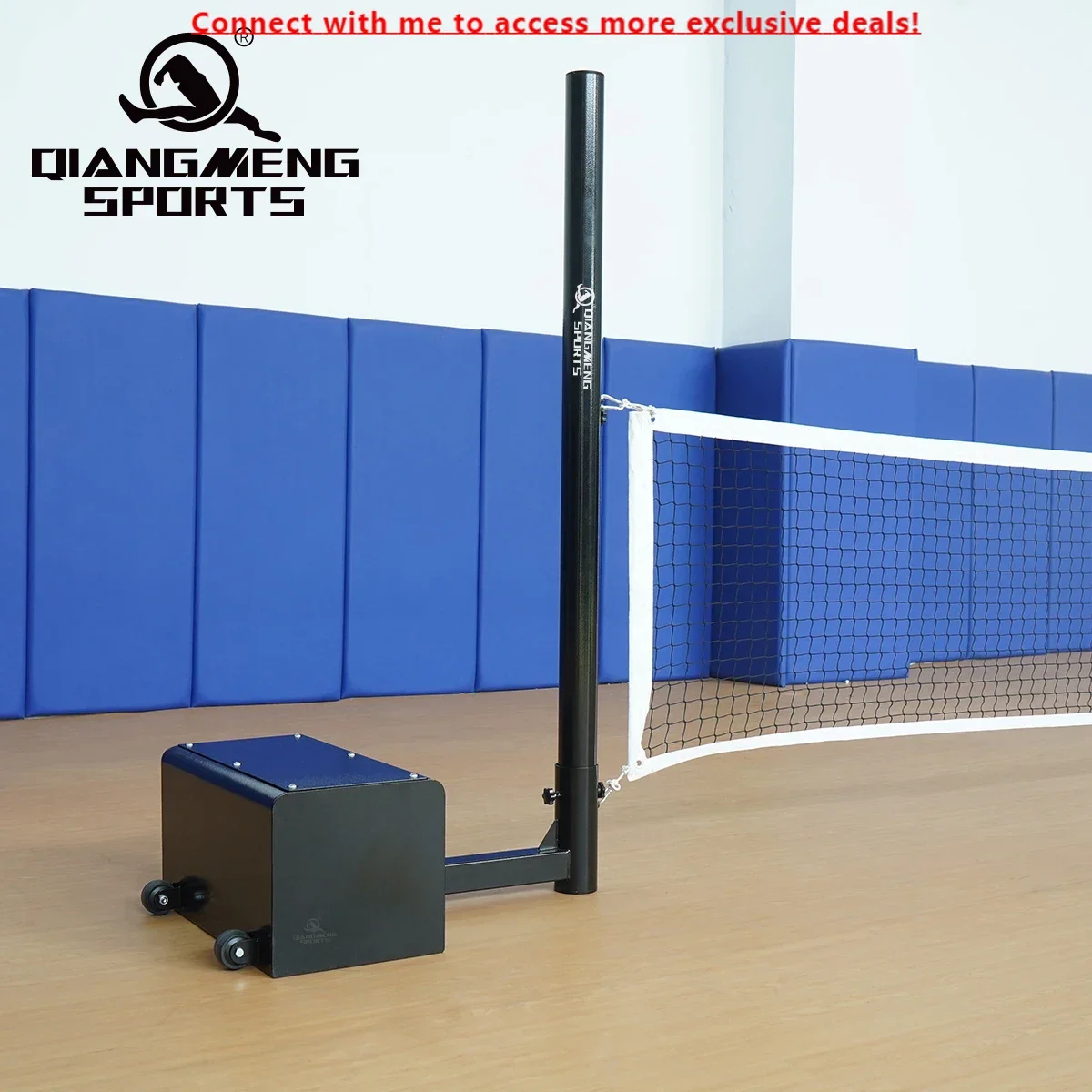 

Pickleball Pole Dual-Purpose Steel Box Badminton Net Pole Portable Court Training Equipment