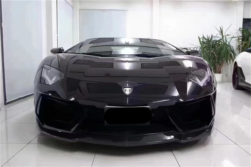 جودة عالية لامبورغيني LP700 DMC نمط طقم الجسم ألياف الكربون الجبهة الشفاه الخلفية الناشر الجانب تنورة الخلفية سبويلر الوفير