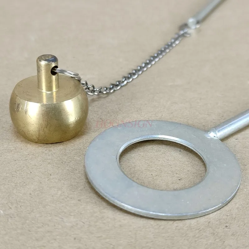 Solid body expansion demonstrator copper ball object thermal expansion and contraction material experiment material