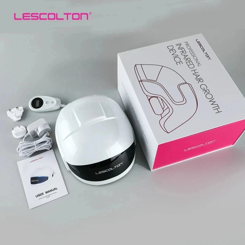 Lescolton Men Hair Growth Cap LLLT Helmet Laser Hair Regrowth Hair Loss Laser Treatment Hair Fast Growth Anti Hair Loss Machine