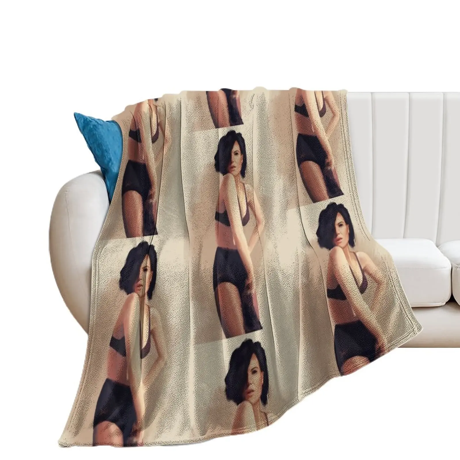 Lana Parrilla Throw Blanket Decoratives Beach Nap Hairy Blankets