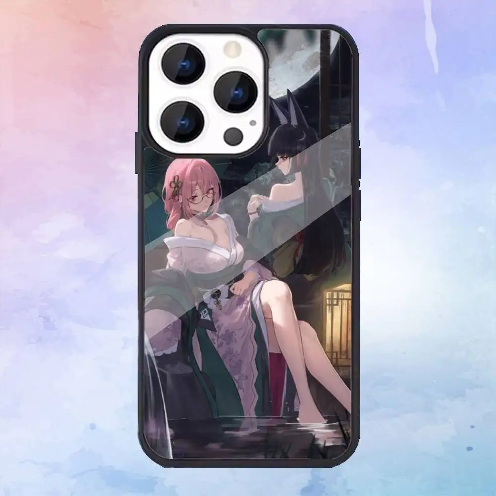 حافظة هاتف H-Hoshimi M-Miyabi ZZ لهاتف iPhone17,16,15,14,13,12,11 Plus، Pro Max Magnetic للشحن اللاسلكي Magsafe