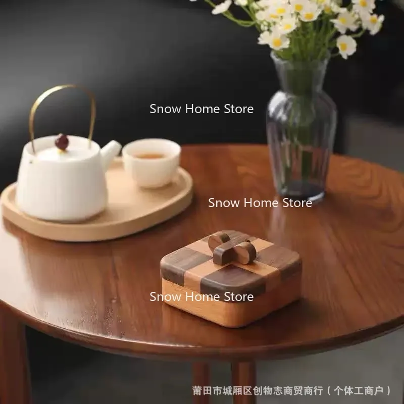 Walnut Storage Box Desktop Sundries Watch Candy Finishing Wooden Box Jewelry Dressing Table