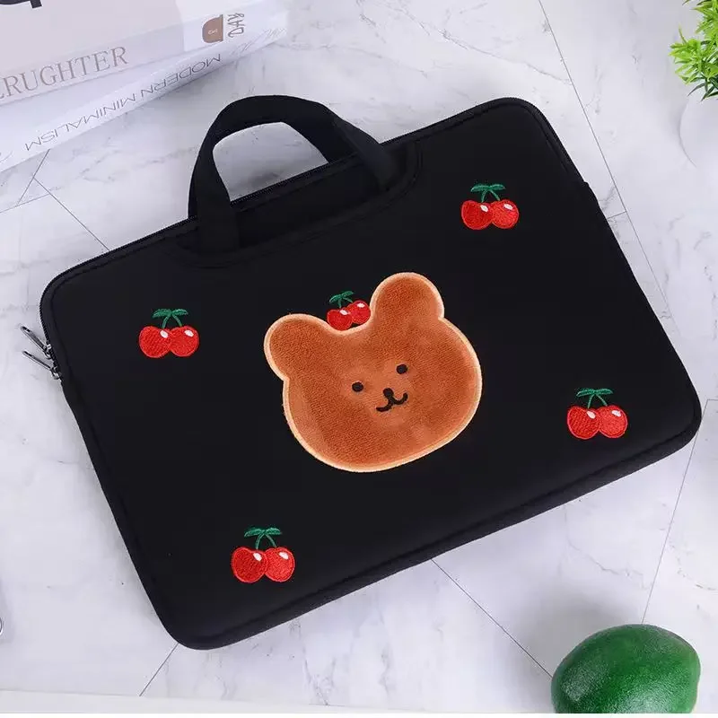 Ins New Cute Anglicanum Laptop Bag 13/13.6/14/15/15.6 Inch anti-shock Handbag for Samsung Ipad Macbook Pro HP Huawei Xiaomi