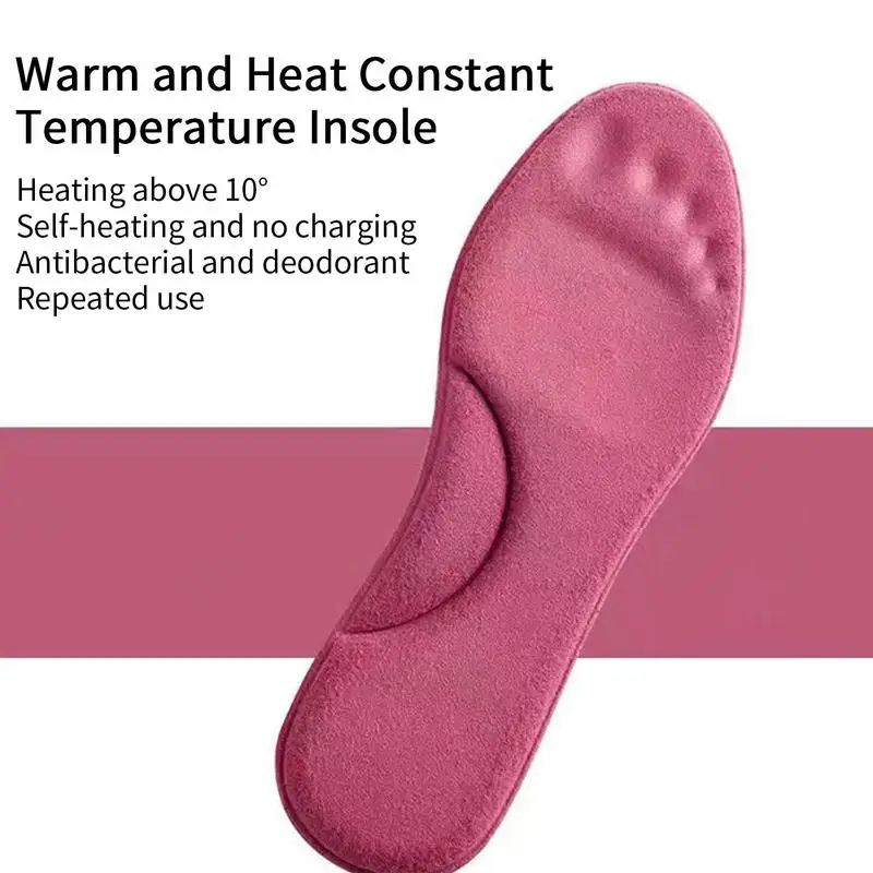 Soletta scaldapiedi solette termiche scaldapiedi soletta scaldapiedi Trim To Fit Insole calde inodore scaldapiedi per la caccia escursionismo