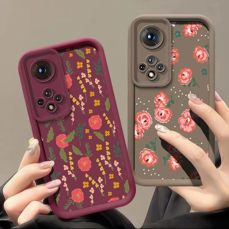 حافظة لهاتف شاومي 15 Ultra 17 Pro Max 13 12 11 Lite 5G NE 14T 15T Pro 13T 11i غطاء مطبوع عليه زهور مقاوم للصدمات #2