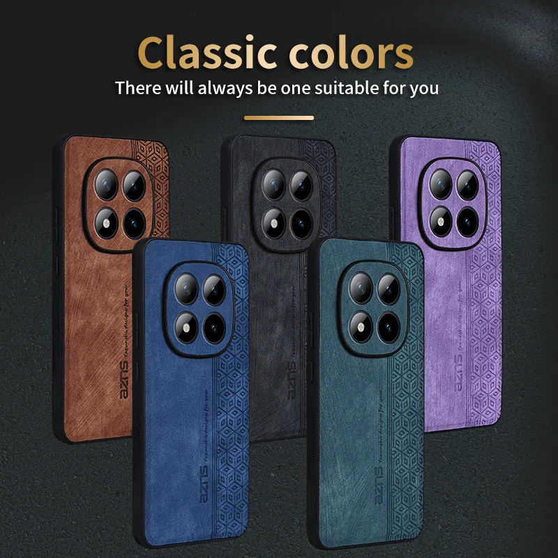 Funda para Xiaomi Redmi Note 17 Pro, serie Business Skin, compatible con Mi Note 17 15 Pro Plus 15 Pro 14 13 Mi Poco X7 X6 X5 Pro 2
