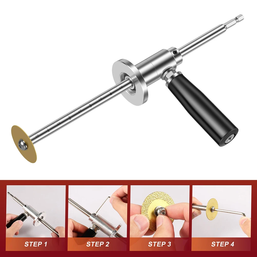 Inside PVC Pipe Cutter Plumbing Internal Cutter Stainless Steel Pipe Cutting Tool Adjustable for Impact Drivers and Drills