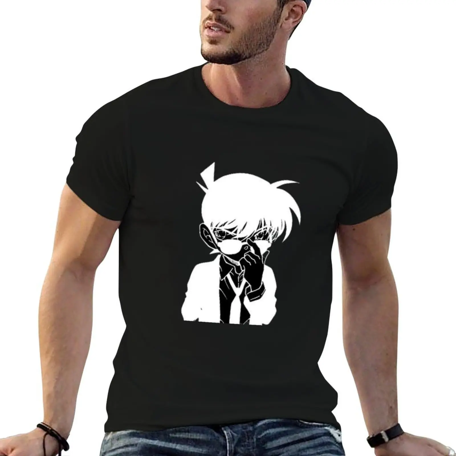 

Negative Detective Conan T-Shirt man t shirt graphic anime t shirts for man t shirt personalised T-Shirt