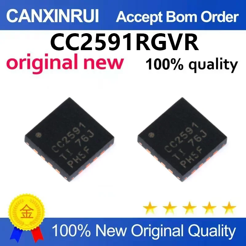 （5pcs-100pcs）New original CC2591 CC2591RGVR patch QFN16 transceiver RF front-end imported chip