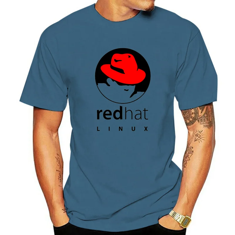 

Linux Redhat Enterprise Os Size S - 3xl Tees White Men's Cotton T-shirt Men Print Cotton O Neck Shirts