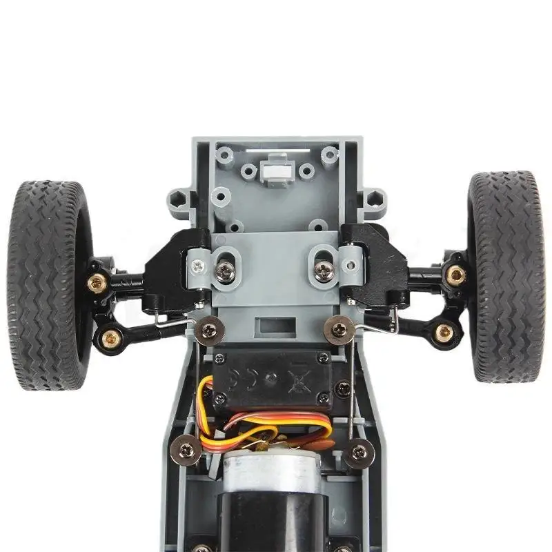 RC Car Metal Upper Lower Swing Arm Steering Assembly Kit High Strength Upgrade Spare Parts for 1/10 RC Crawler Buggy Repair Mod