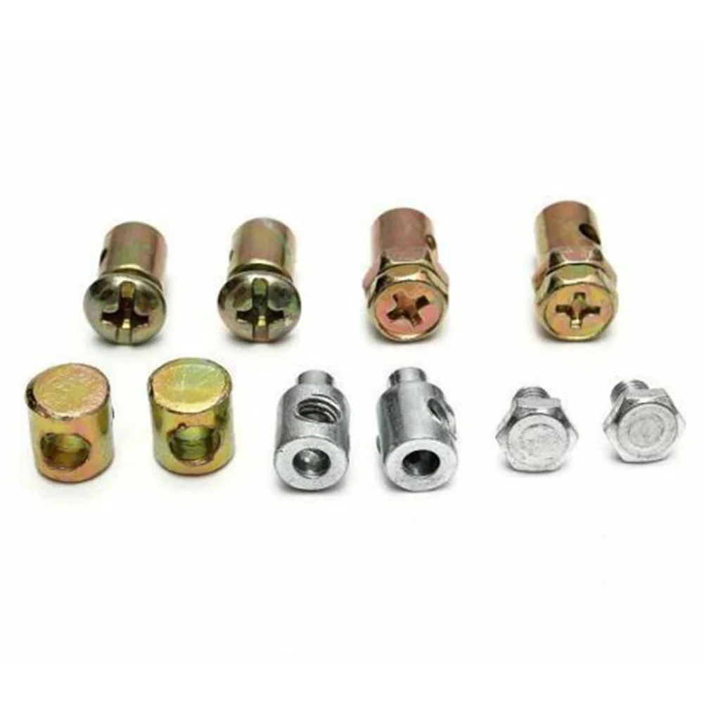 Universal Throttle Clutch Cabo Repair Kit Solderless Mamilo com Manga Porca Conjunto com Cabo Lawnmower Rotovator Peças Cortador de Grama