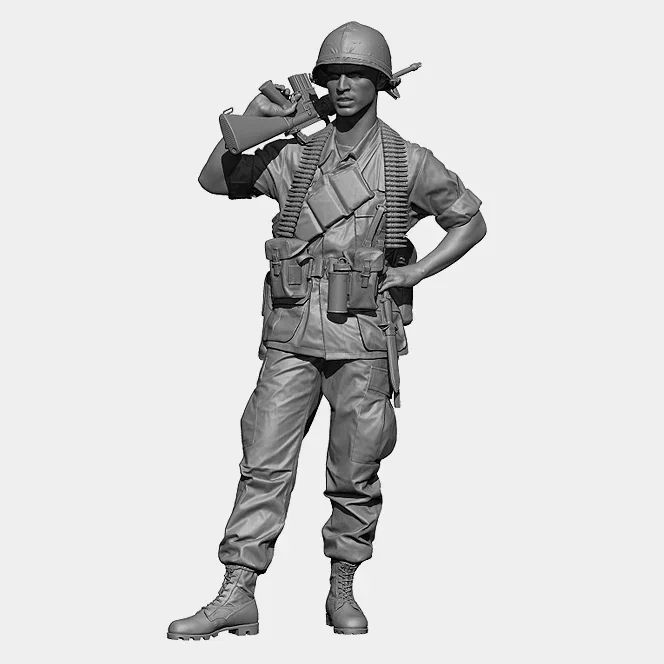 

1/35 Resin Soldier model kits figure colorless and self-assembled A-1780