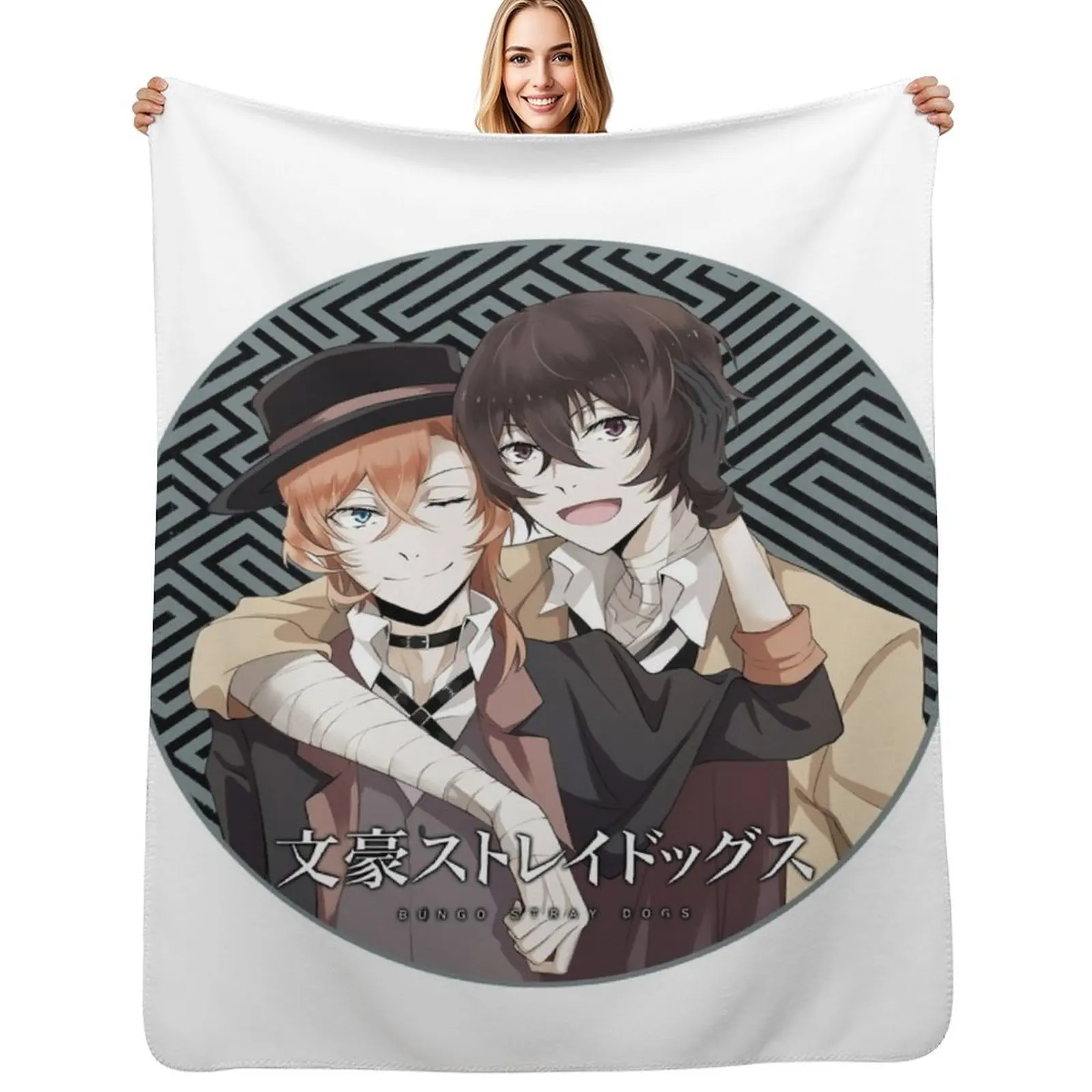 

dazai osamu-Chuya Nakahara Throw Blanket Polar Luxury Thicken For Sofa Thin Camping Blankets