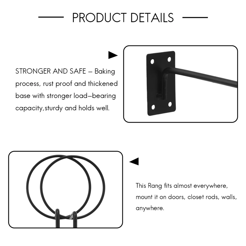 

ZXC-ry2 Pack Motorcycle Accessories Helmet Holder Helmet Hanger Rack Wall Mounted Hook for Coats, Hats,
