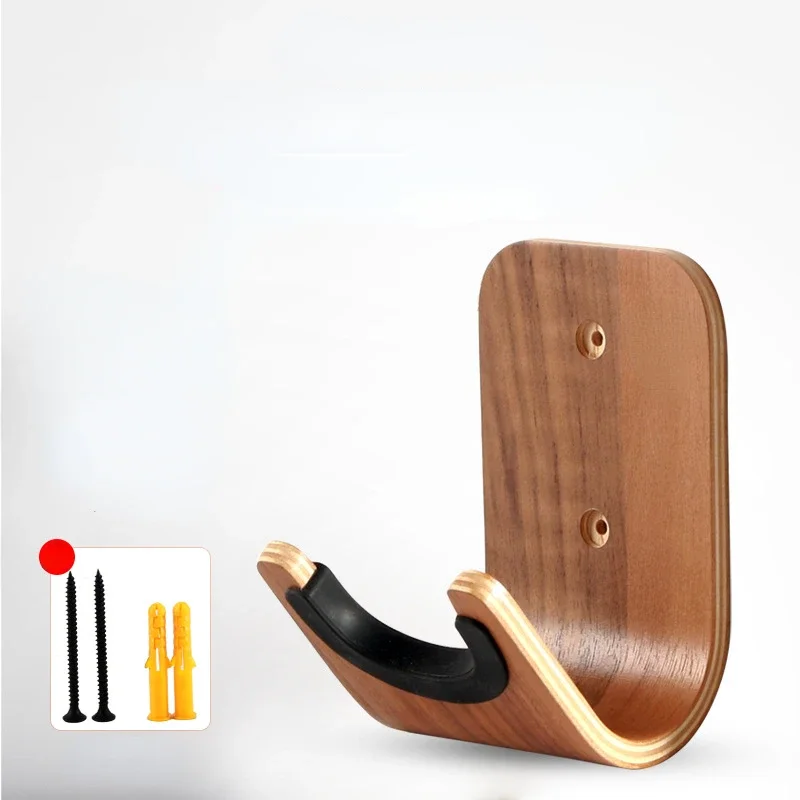 Guitar Wall Mount,Wood Guitar Holder, Hangers for Violin Erhu Ukulele Stringed Instrument Accessories Present for Guitar Players