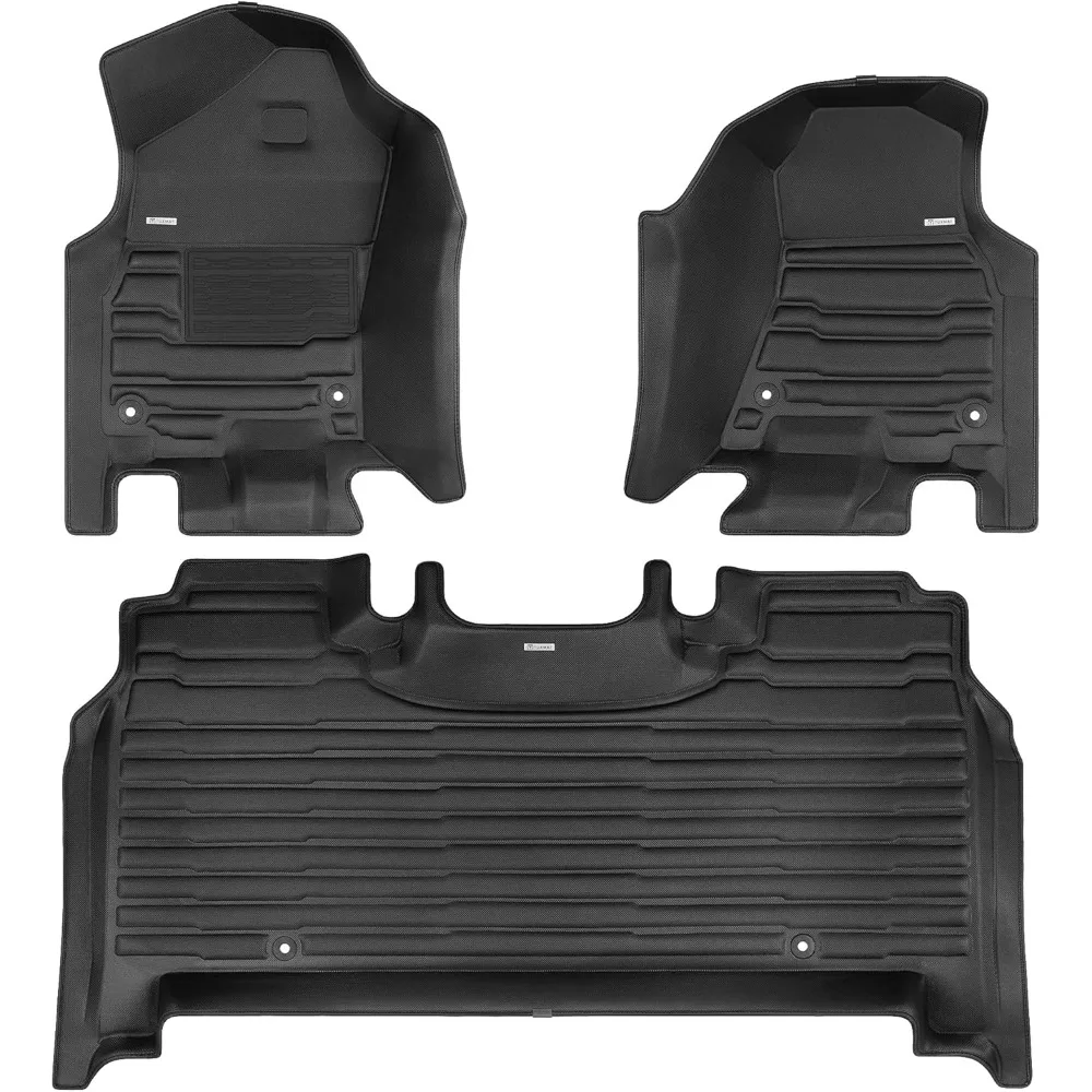 

Custom All-Weather Car Mats for 2019-2024 Dodge Ram 1500 Crew Cab - Maximum Coverage, Laser Measured
