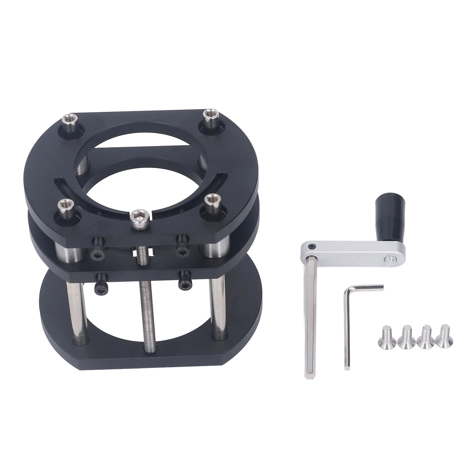 Router Lift Router Lifting  4 Jaw Metal Milling Table Lift System for Electric Grooving Tenoning Trimming Chamfering