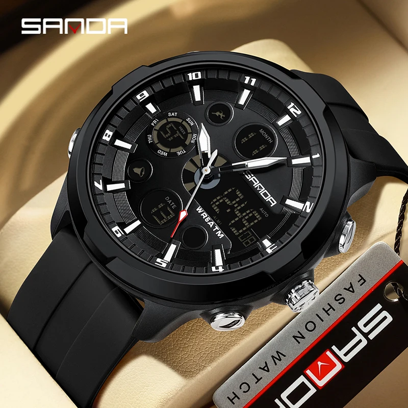 

SANDA G Style Men Digital Watch Outdoor Military Sports Watches Waterproof Electronic Wristwatches Male Clock Relogio Masculino