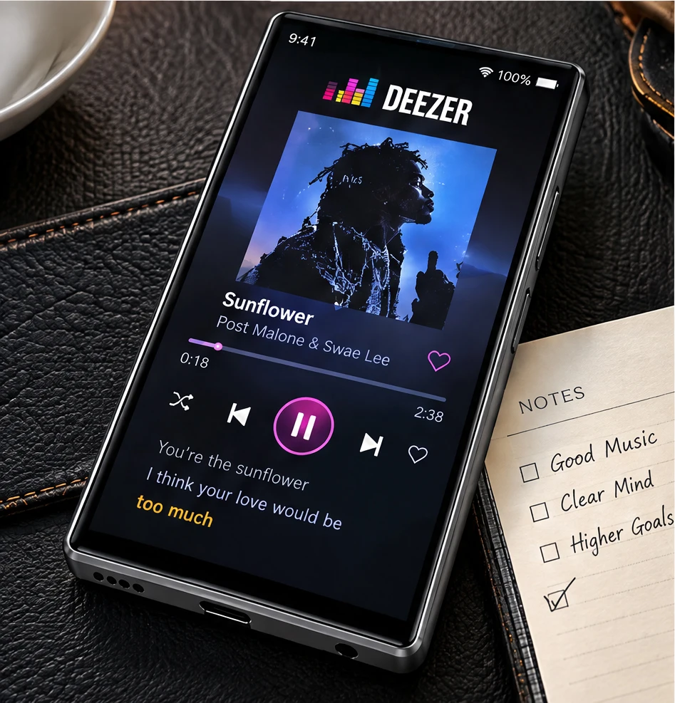 Lettore MP3 MP4 Android senza perdita di qualità, schermo IPS da 4,7", processore Octa-Core, 4GB/6GB di RAM, 32GB di ROM, video 1080P, Bluetooth 5.0, 