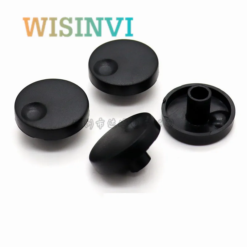 5PCS 25×13MM Plastic Black TurntableKnob Potentiometer Rotary Encoder Volume Switch Knob D Axis/Flower Shaped Inner Hole 6MM