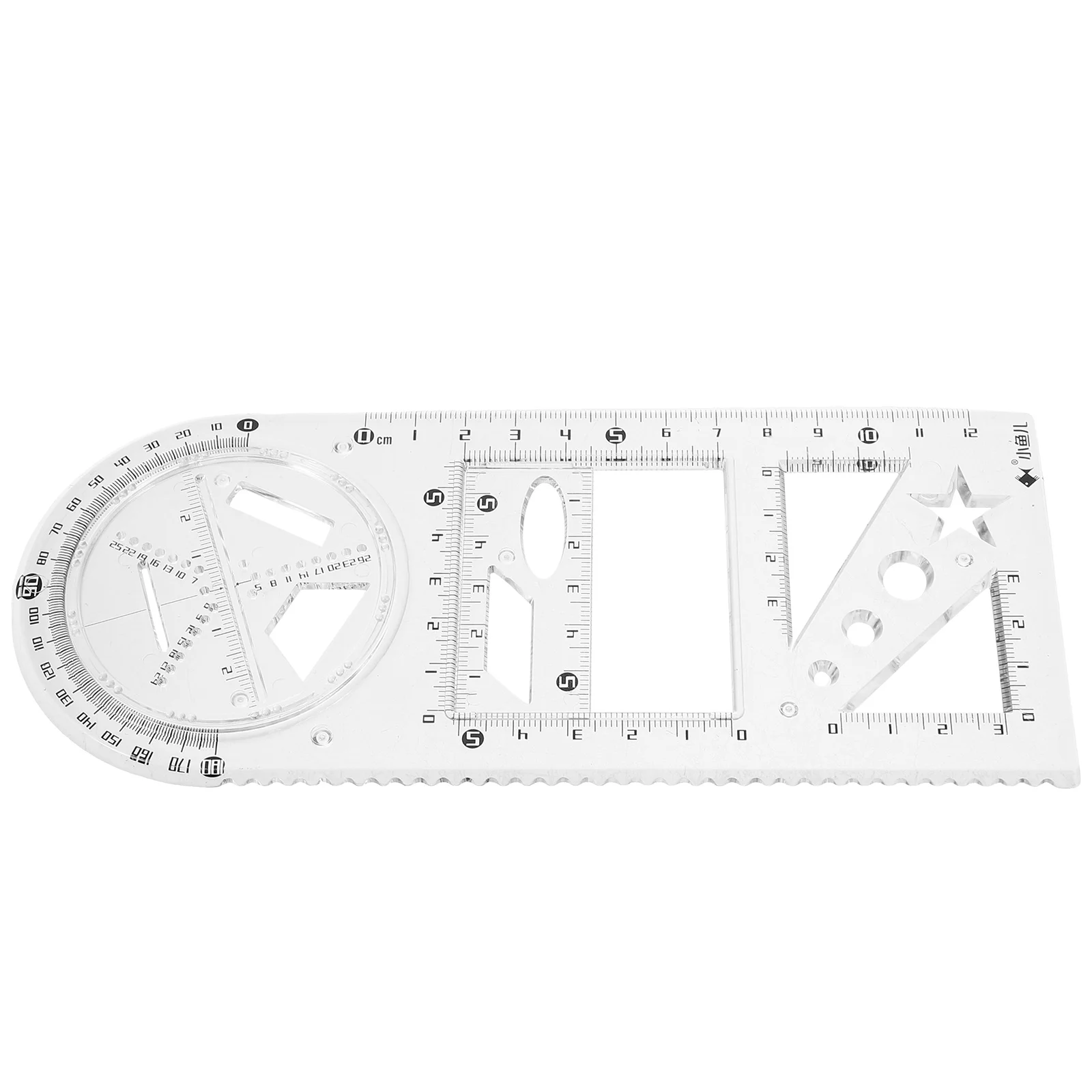 

Drawing Supplies Movable Ruler Student Circle Guide Template Plastic Geometric Stencils DIY