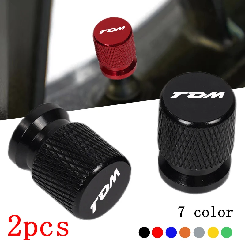 Acessórios para motocicleta tampas da haste da válvula do pneu da roda cnc tampas herméticas à prova de poeira para yamaha tdm 850 900 tdm850 tdm todos os anos