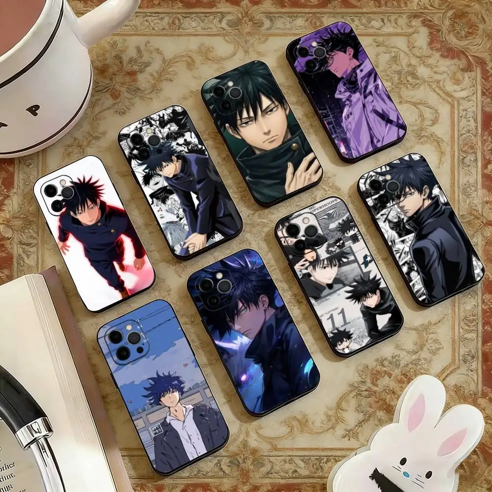Чехол для телефона JK-F-Fushi-guro M-Meg-umi для iPhone 17, 16, 15, 14, 13, 12, 11 Plus, Pro Max, XS, мягкий силиконовый, черный