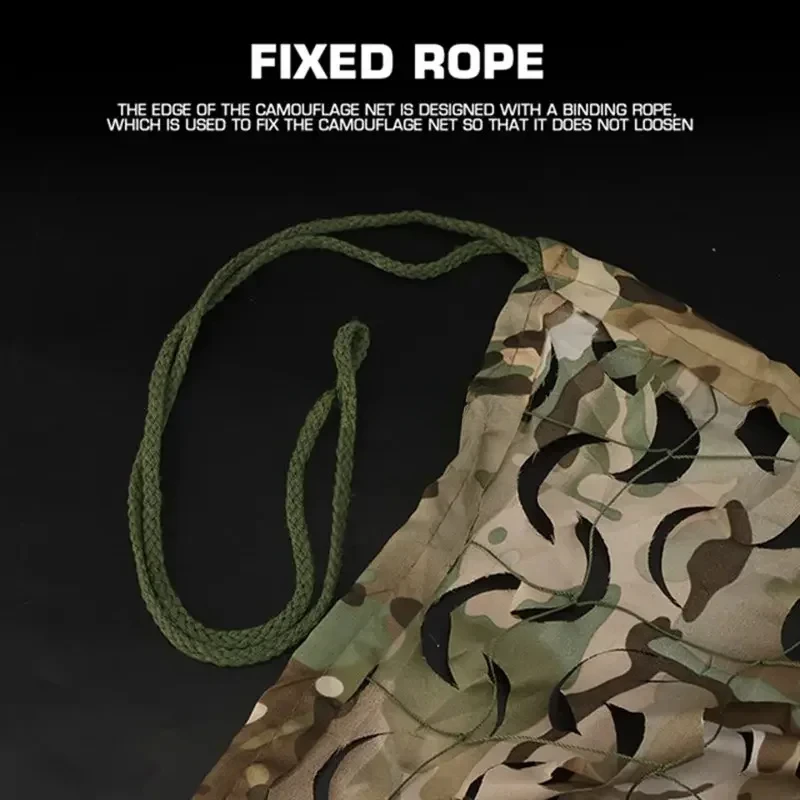 1.5x2m/3x2m/4x3m Hunting Camouflage Net Mountain Camping Camouflage Net Outdoor Camouflage Net