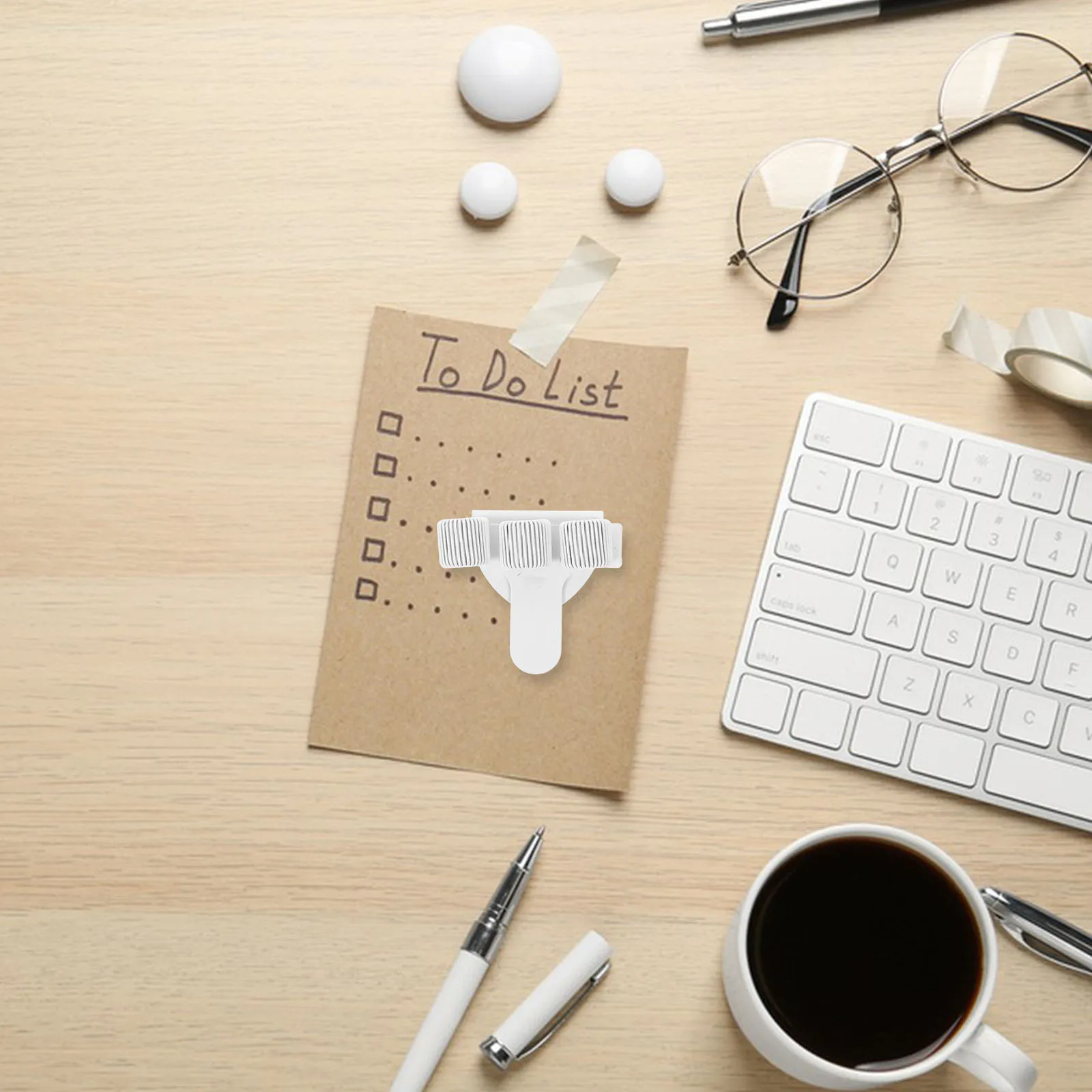 

Notebook Pen Clips Spring Holder 3-Hole Iron Pen Organizer Portable for Office Journals Planners Book Page Holder Clip