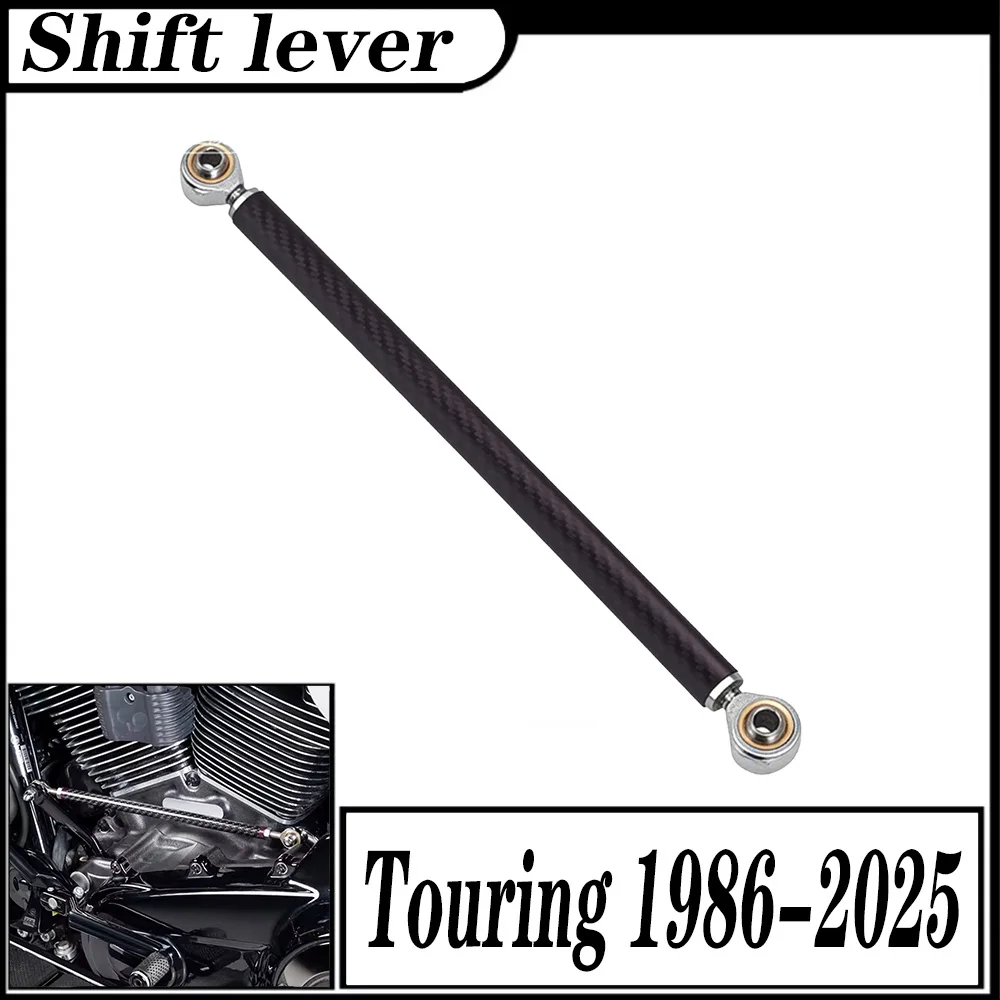 

320mm Carbon Fiber Gear Lever Shift Linkage Shifter For Harley Touring Road King Electra Street Glide Softail Fatboy Motorcycle